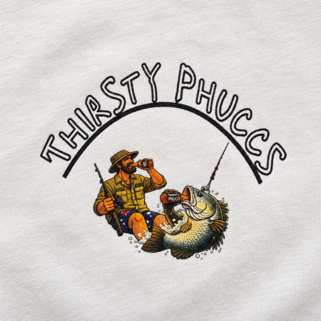 Sinkin' Piss Catchin' Fish! – White