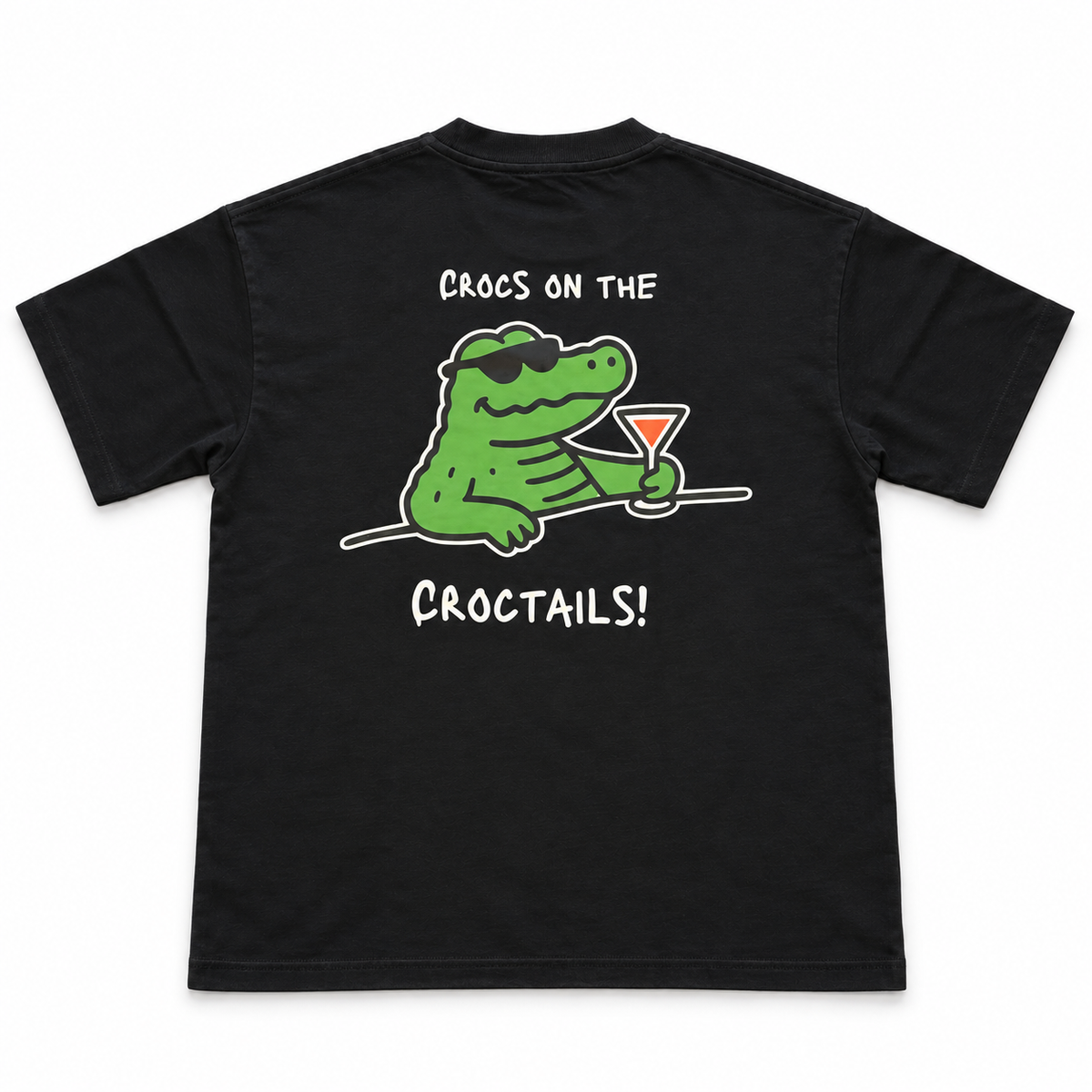 Croctails Tee - Black