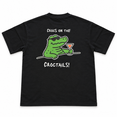 Croctails Tee - Black