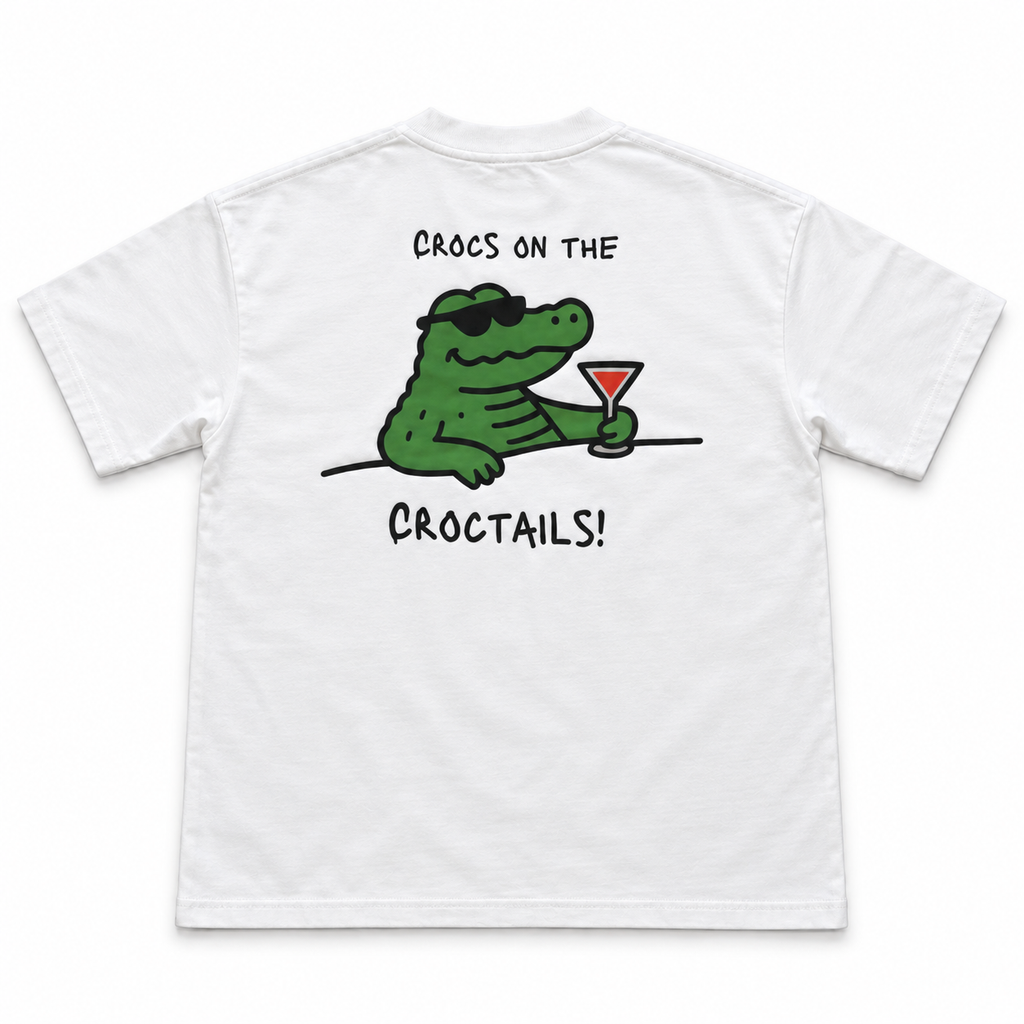 Croctails Tee - White