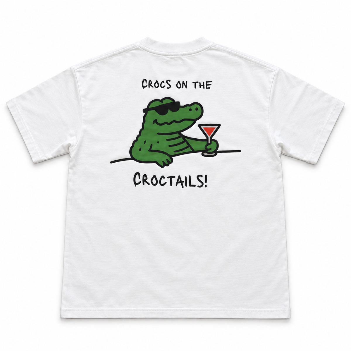 Croctails Tee - White